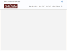 Tablet Screenshot of drrosemarieflores.com